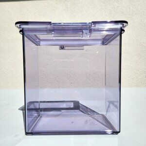 The Home Edit Medium Canister Food Storage Container Clear 4" x 6" x 6" Pantry K